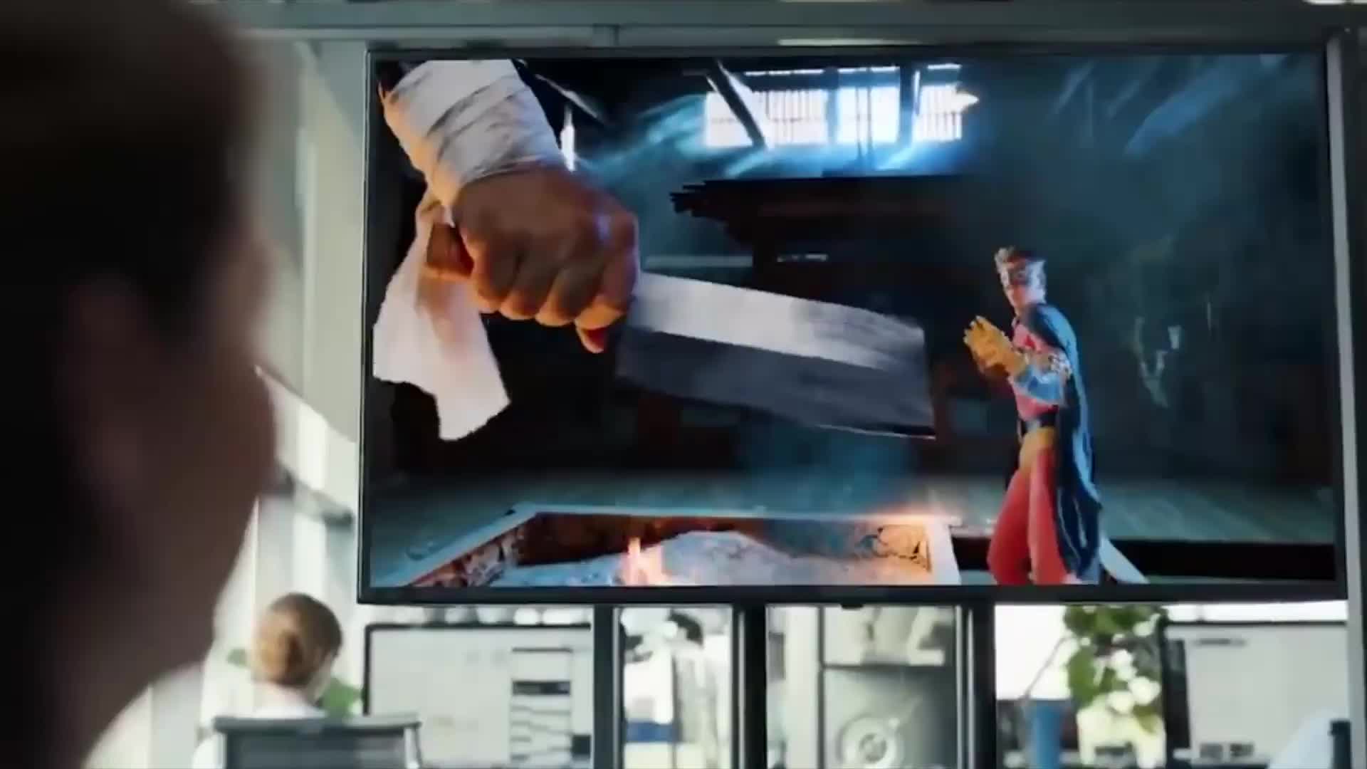 Film still from Yota’s Silly Bonuses campaign